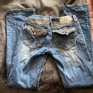 Miss me signature bootcut jeans size 28, inseam 34